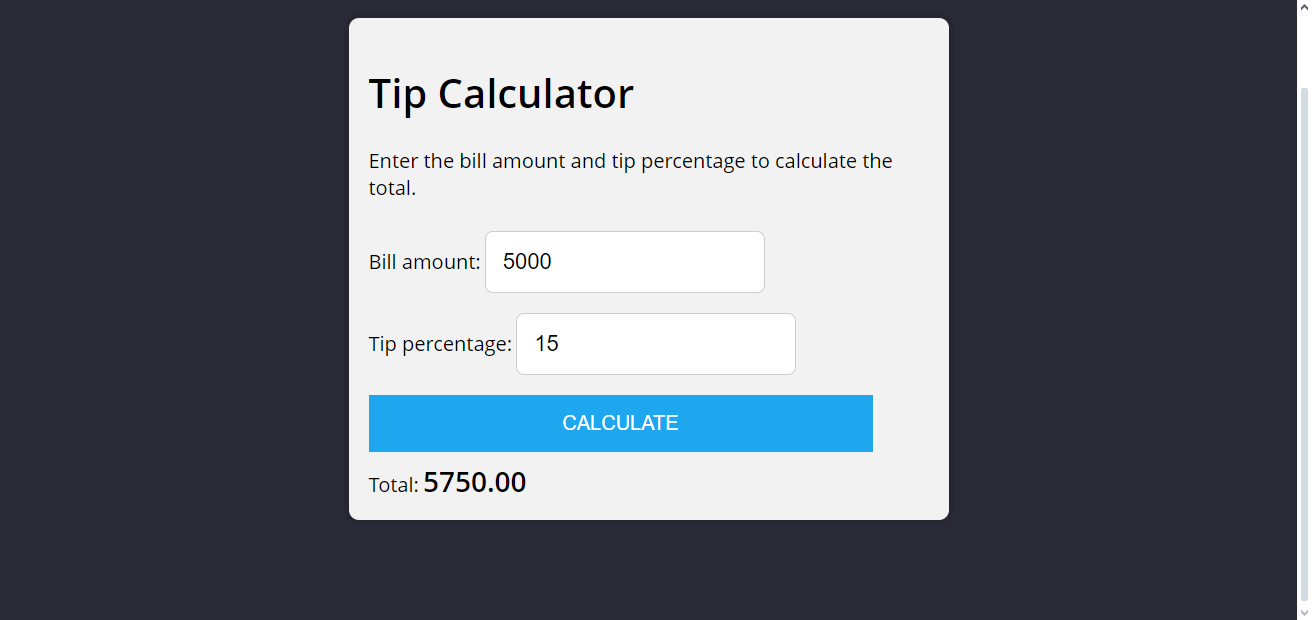 Tip Calculator