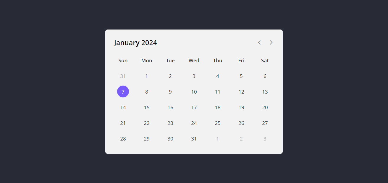 Calendar