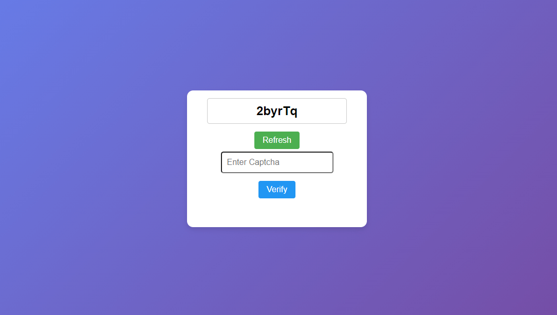 Captcha generator