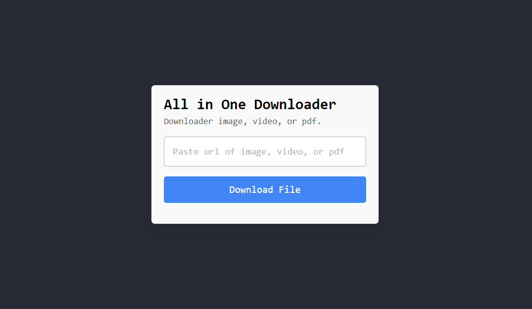 any file download