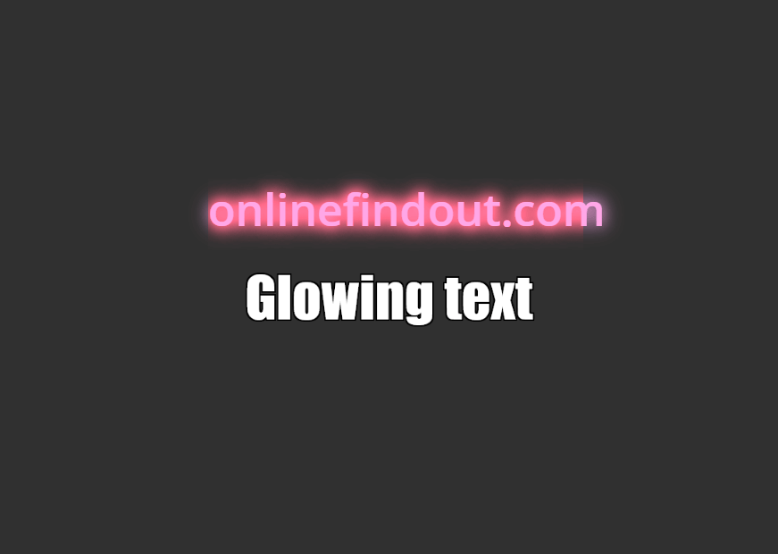 glowing-text