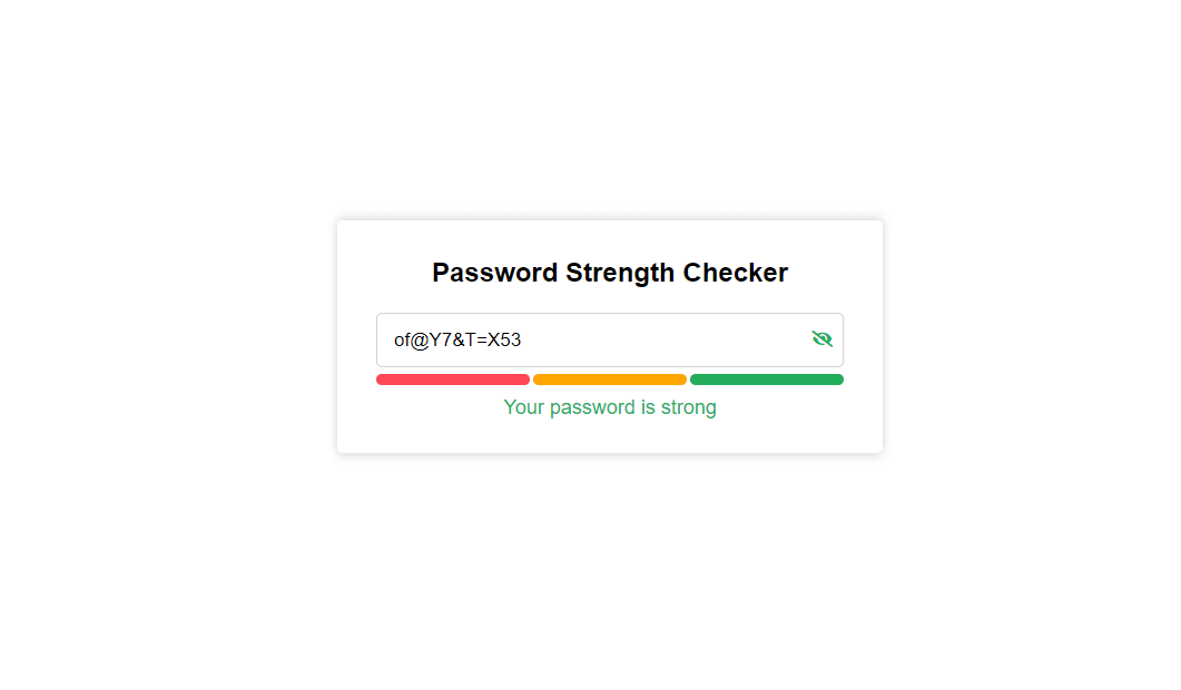 Password Strength Checker 