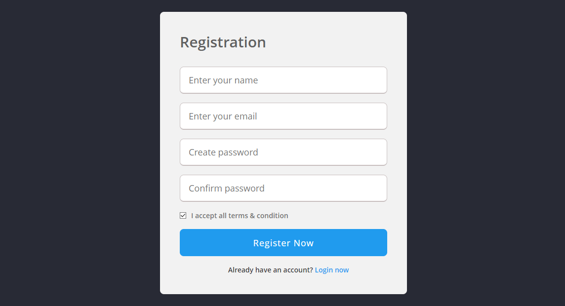 Registration Form 